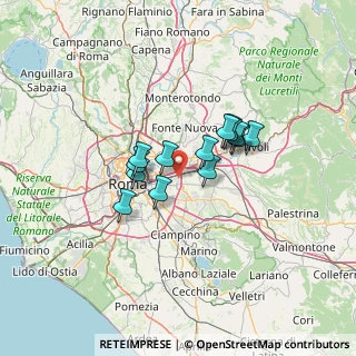 Mappa Via Pio Semeghini, 00155 Roma RM, Italia (9.76786)