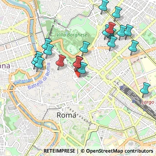 Mappa Via del Boccaccio, 00187 Roma RM, Italia (1.203)
