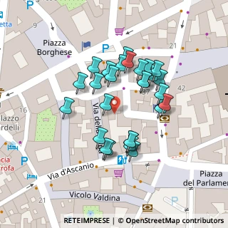 Mappa Via della Torretta, 00186 Roma RM, Italia (0.050740740740741)
