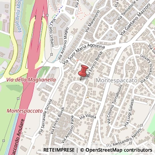 Mappa Via Enrico Bondi,  32, 00166 Roma, Roma (Lazio)