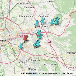 Mappa Via Sante Marie, 00132 Roma RM, Italia (6.26231)