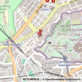 Mappa Clivio delle Mura Vaticane, 60, 00165 Roma, Roma (Lazio)
