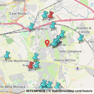 Mappa Via del Fosso Scilicino, 00132 Roma RM, Italia (2.5345)