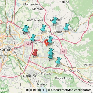 Mappa Via del Fosso Scilicino, 00132 Roma RM, Italia (6.83818)