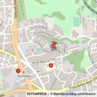 Mappa Via Nostra Signora di Lourdes, 104, 00167 Roma, Roma (Lazio)
