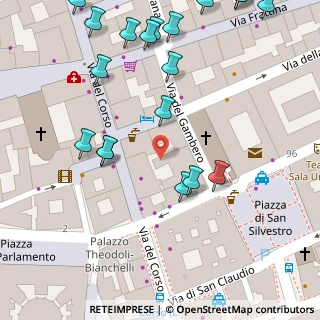 Mappa Via delle Convertite, 00187 Roma RM, Italia (0.095)
