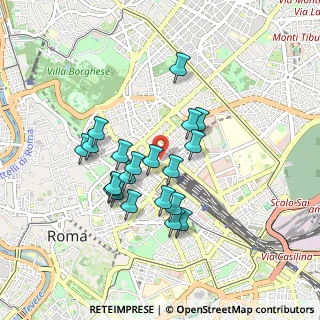 Mappa Viale Enrico de Nicola, 00185 Roma RM, Italia (0.8065)