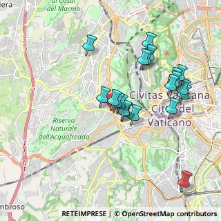Mappa Via di Boccea, 00100 Roma RM, Italia (1.8595)