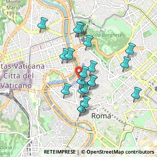 Mappa Vicolo della Campana, 00186 Roma RM, Italia (0.8725)