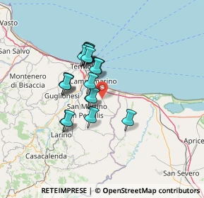 Mappa Unnamed Road, 86042 Campomarino CB, Italia (11.1125)