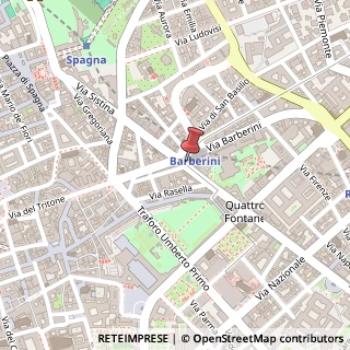Mappa Piazza Barberini, 49, 00187 Roma, Roma (Lazio)