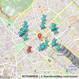 Mappa Via Orlando Vittorio Emanuele, 00185 Roma RM, Italia (0.449)