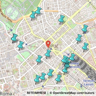 Mappa Via Orlando Vittorio Emanuele, 00185 Roma RM, Italia (0.713)