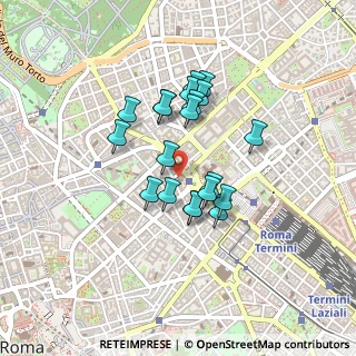 Mappa Via Orlando Vittorio Emanuele, 00185 Roma RM, Italia (0.3555)