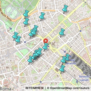 Mappa Via Torino, 00185 Roma RM, Italia (0.5645)