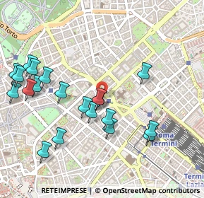 Mappa Via Orlando Vittorio Emanuele, 00185 Roma RM, Italia (0.5825)