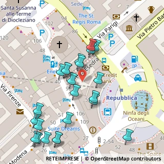 Mappa Via Torino, 00185 Roma RM, Italia (0.04348)