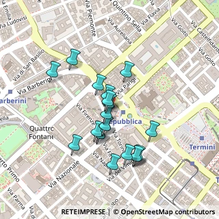 Mappa Via Orlando Vittorio Emanuele, 00185 Roma RM, Italia (0.206)