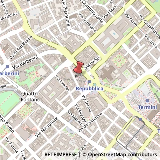 Mappa Via Torino, 95, 00184 Roma, Roma (Lazio)