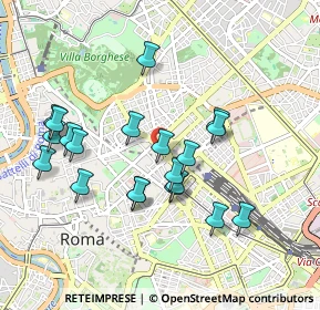 Mappa Via Orlando Vittorio Emanuele, 00185 Roma RM, Italia (0.95)