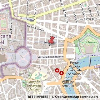 Mappa Vicolo d'Orfeo,  20, 00193 Roma, Roma (Lazio)