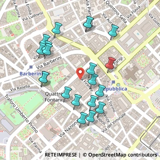 Mappa Via XX Settembre, 00187 Roma RM, Italia (0.269)