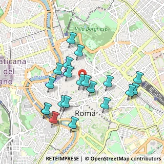 Mappa Via dei Crociferi, 00187 Roma RM, Italia (0.9635)