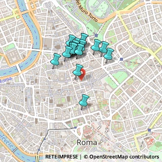 Mappa Via dei Crociferi, 00187 Roma RM, Italia (0.3735)