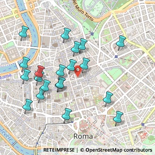 Mappa Via dei Crociferi, 00187 Roma RM, Italia (0.568)