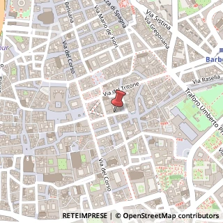 Mappa Via Santa Maria in Via, 11, 00187 Roma, Roma (Lazio)
