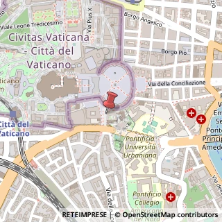 Mappa Piazza del Sant'uffizio, 5, 00193 Roma, Roma (Lazio)