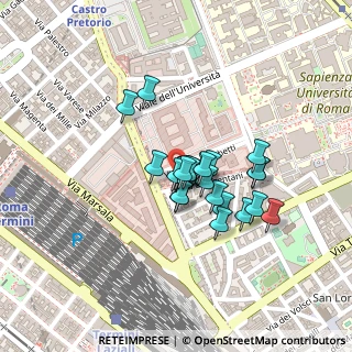 Mappa Via dei Frentani, 00185 Roma RM, Italia (0.15)