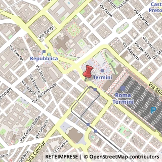 Mappa Piazza dei Cinquecento,  56, 00185 Roma, Roma (Lazio)