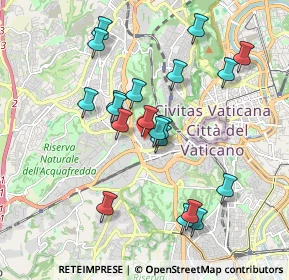 Mappa Via dei Monti di Creta, 00146 Roma RM, Italia (1.8835)