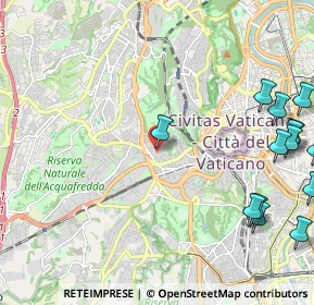 Mappa Via dei Monti di Creta, 00146 Roma RM, Italia (3.23786)