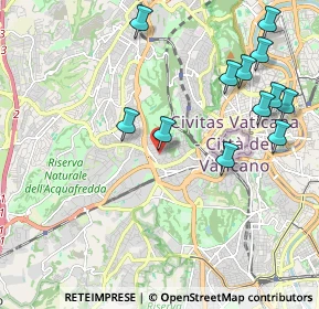 Mappa Via dei Monti di Creta, 00146 Roma RM, Italia (2.47083)
