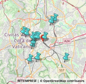 Mappa Stazione Termini F.S. P.le dei Cinquecento Via Marsala Galleria gommata, 00185 Roma RM, Italia (3.06846)