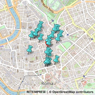 Mappa Vicolo del Forno, 00187 Roma RM, Italia (0.335)