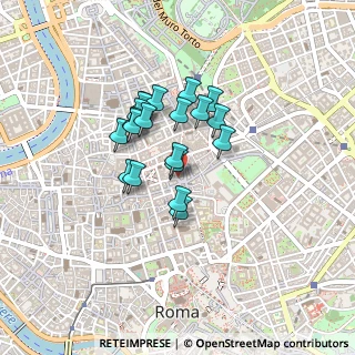 Mappa Vicolo del Forno, 00187 Roma RM, Italia (0.3325)