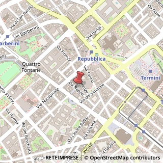 Mappa Via napoli 76/a, 00184 Roma, Roma (Lazio)