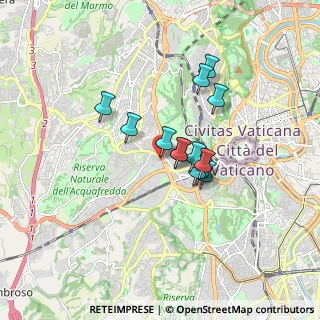 Mappa Via Mario Pagano, 00167 Roma RM, Italia (1.29615)