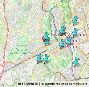 Mappa Circonvallazione Cornelia, 00168 Roma RM, Italia (1.89)