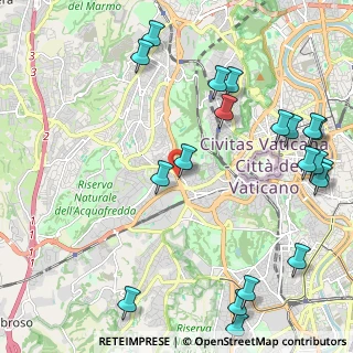 Mappa Circonvallazione Cornelia, 00168 Roma RM, Italia (2.999)