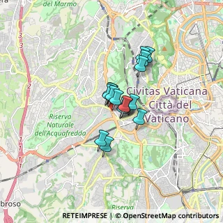 Mappa Circonvallazione Cornelia, 00168 Roma RM, Italia (1.02438)