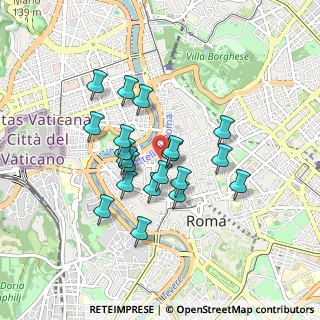 Mappa Via degli Spagnoli, 00186 Roma RM, Italia (0.7665)