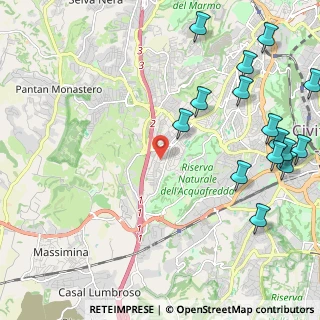 Mappa Via Antonio Pane, 00166 Roma RM, Italia (3.09333)