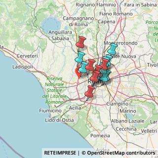 Mappa Via Antonio Pane, 00166 Roma RM, Italia (9.20813)
