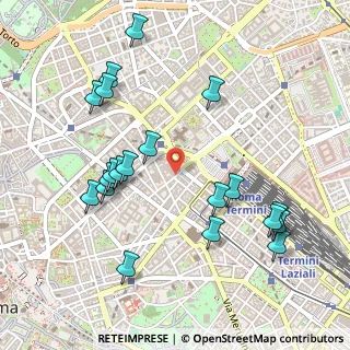 Mappa Via Principe Amedeo, 00184 Roma RM, Italia (0.5805)