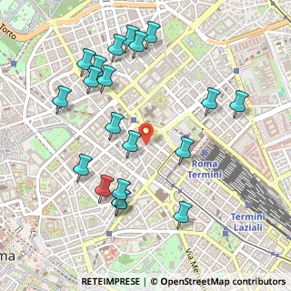 Mappa Via Principe Amedeo, 00184 Roma RM, Italia (0.5865)