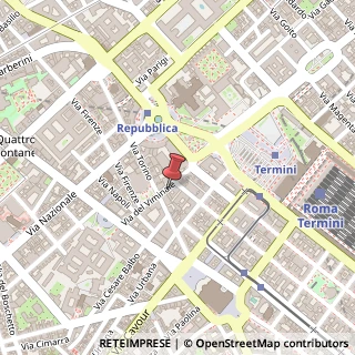 Mappa Via del Viminale, 14, 00184 Roma, Roma (Lazio)